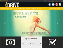 Tablet Screenshot of idriveautohaus.com